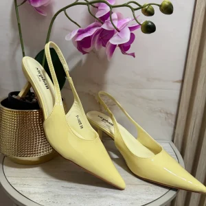 SLINGBACK GIALLO PASTELLO