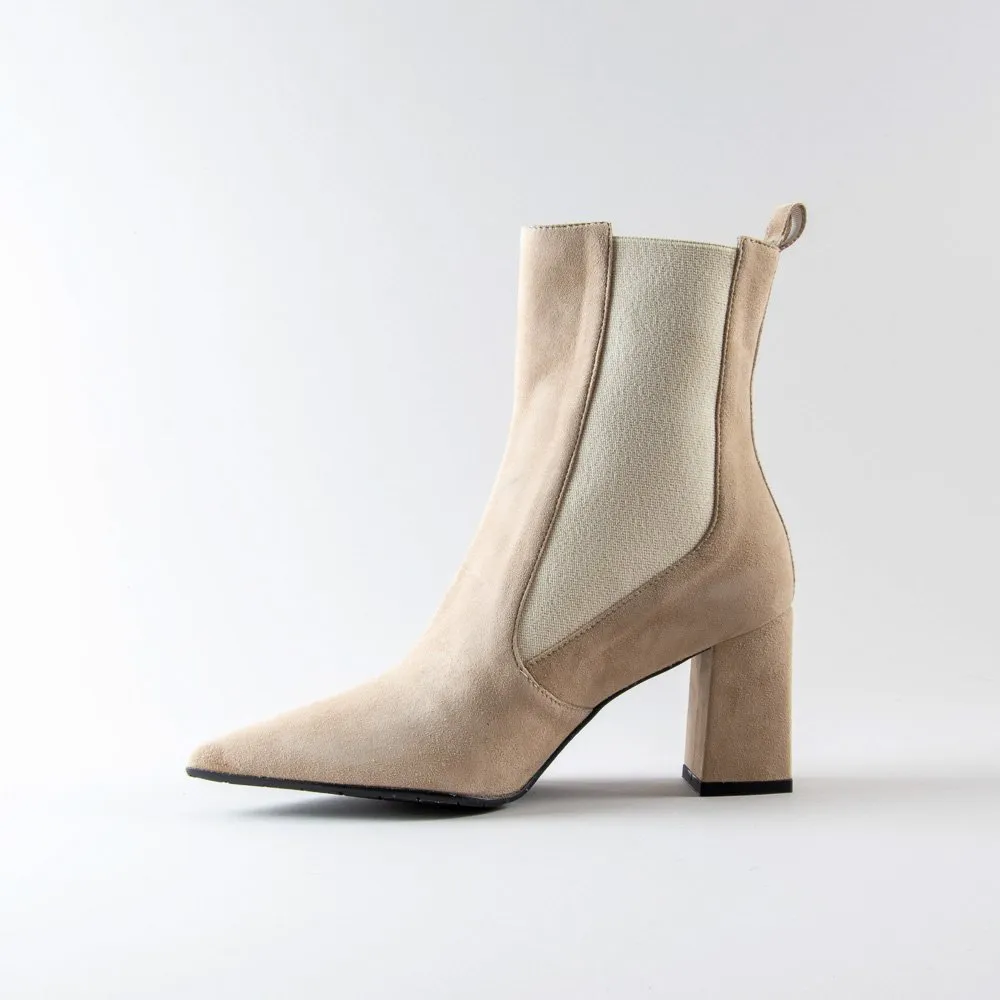 Stivaletto Boston – Camoscio Sabbia - immagine 4