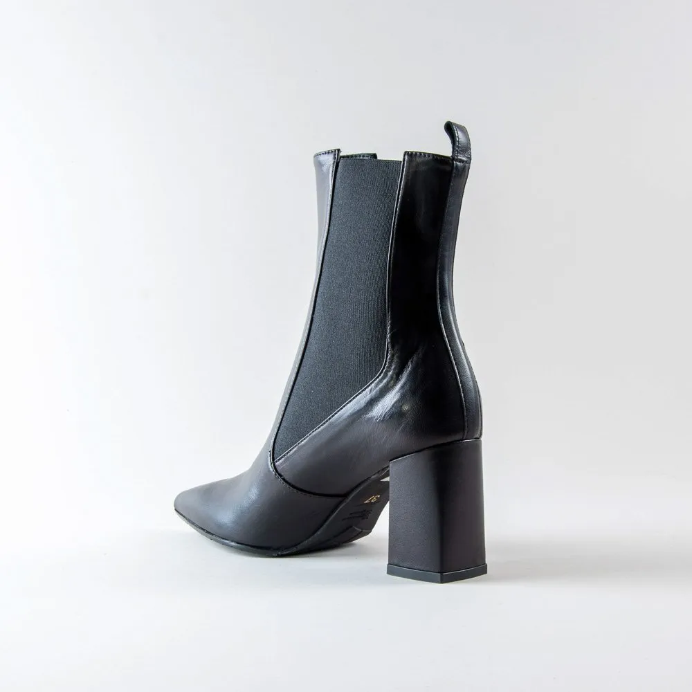 Stivaletto Boston – Nappa Nera - immagine 5