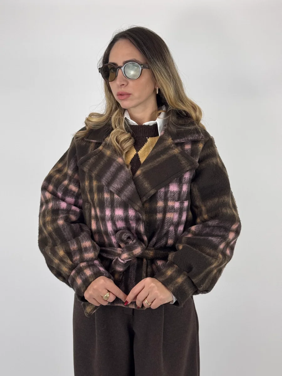 BOMBER SALLY TESSUTO CALDO ROSA