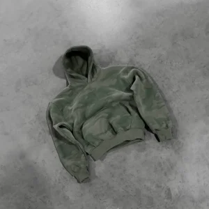 SAGE GREEN CAMO HOODIE