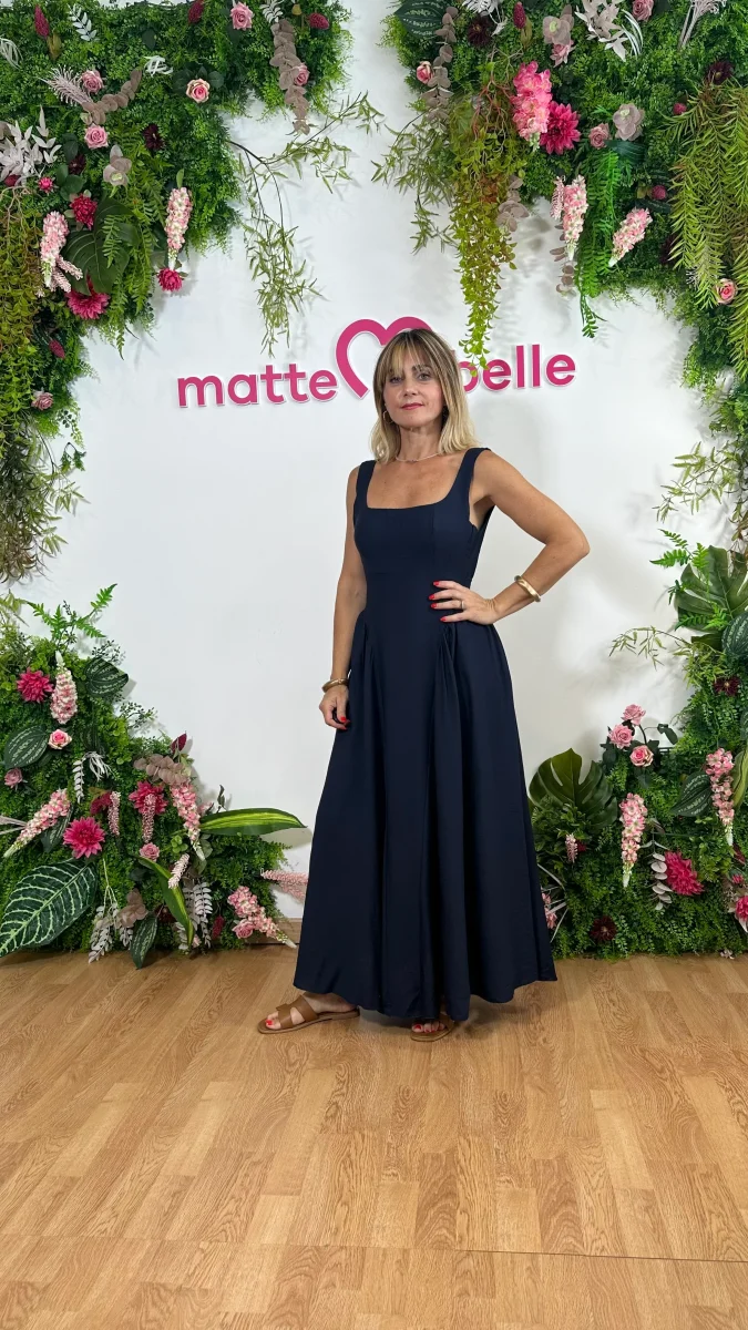 Abito Priscilla blu notte - immagine 5