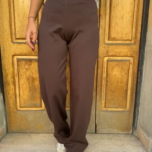 PANTALONE PALAZZO PUNTO MILANO CHOCO