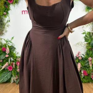 Abito Priscilla marrone