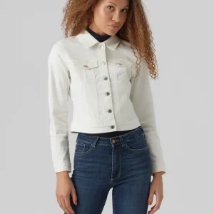 VERO MODA Giacca di Jeans 'VMLUNA' - col. Bianco