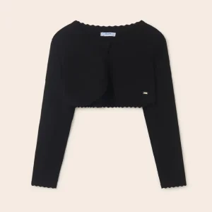 Cardigan modello bolerino cotone sostenibile ragazza mayoral Art. 23-00332-091