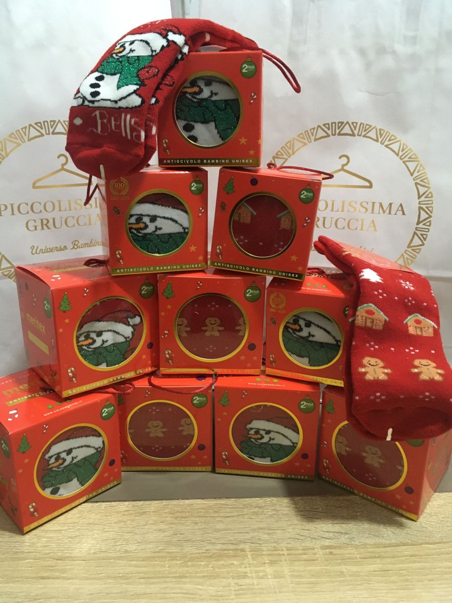 CALZINO ANTISCIVOLO NATALIZIO