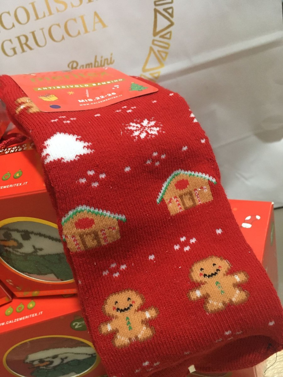 CALZINO ANTISCIVOLO NATALIZIO - immagine 4