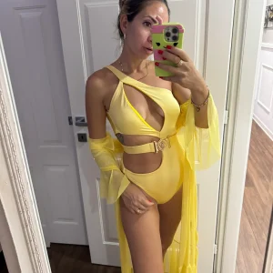 COSTUME MONOKINI GIALLO