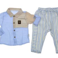 COMPLETO BIMBO MISTO LINO