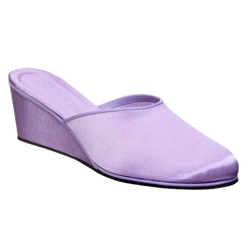 Beatrice: Pantofole da Donna in raso di Cinque Colori - immagine 3