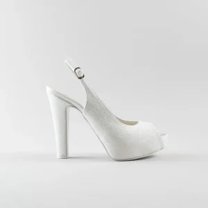Sandalo Leila 115pl mm – Glitter avorio