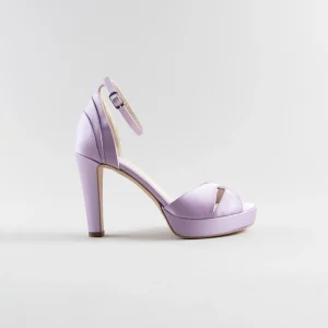 Sandalo Deborah 100pl mm – Satin Lilla