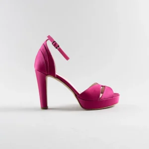 Sandalo Deborah 100pl mm – Satin Fucsia