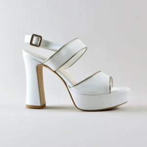 Sandalo Rebecca 115pl mm – Nappa Bianca