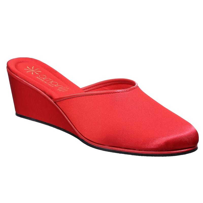 Beatrice: Pantofole da Donna in raso di Cinque Colori - immagine 2