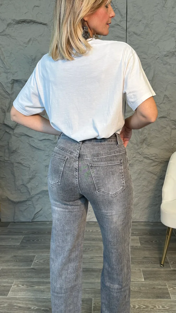 Jeans Wide leg grigio - immagine 6