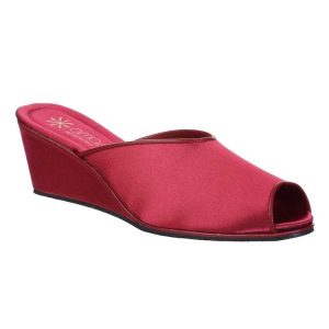 Claudia: Pantofole da Donna in raso, Sei Colori