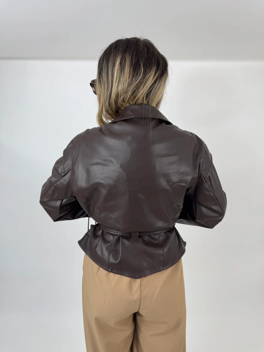 GIUBBINO ECOPELLE TRECCE - immagine 5