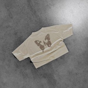 LIGHT SAND BUTTERFLY TEE