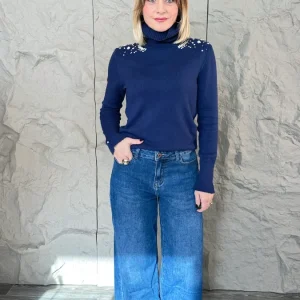 Jeans Palazzo Sfrangiato