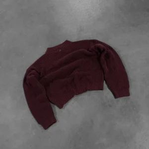 BORDEAUX "P" KNIT