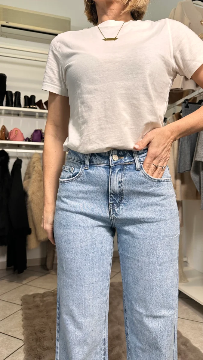 Jeans Straight 90’s – Denim Azzurro Medio - immagine 5
