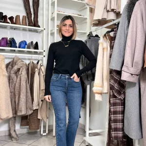 Jeans Straight Push Up – Effetto -5kg lavaggio medio