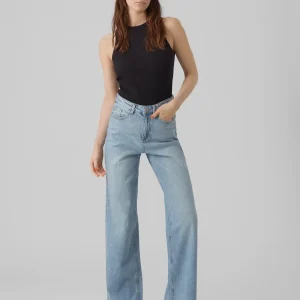 Vero Moda Jeans TESSA - Wide Leg - Light denim