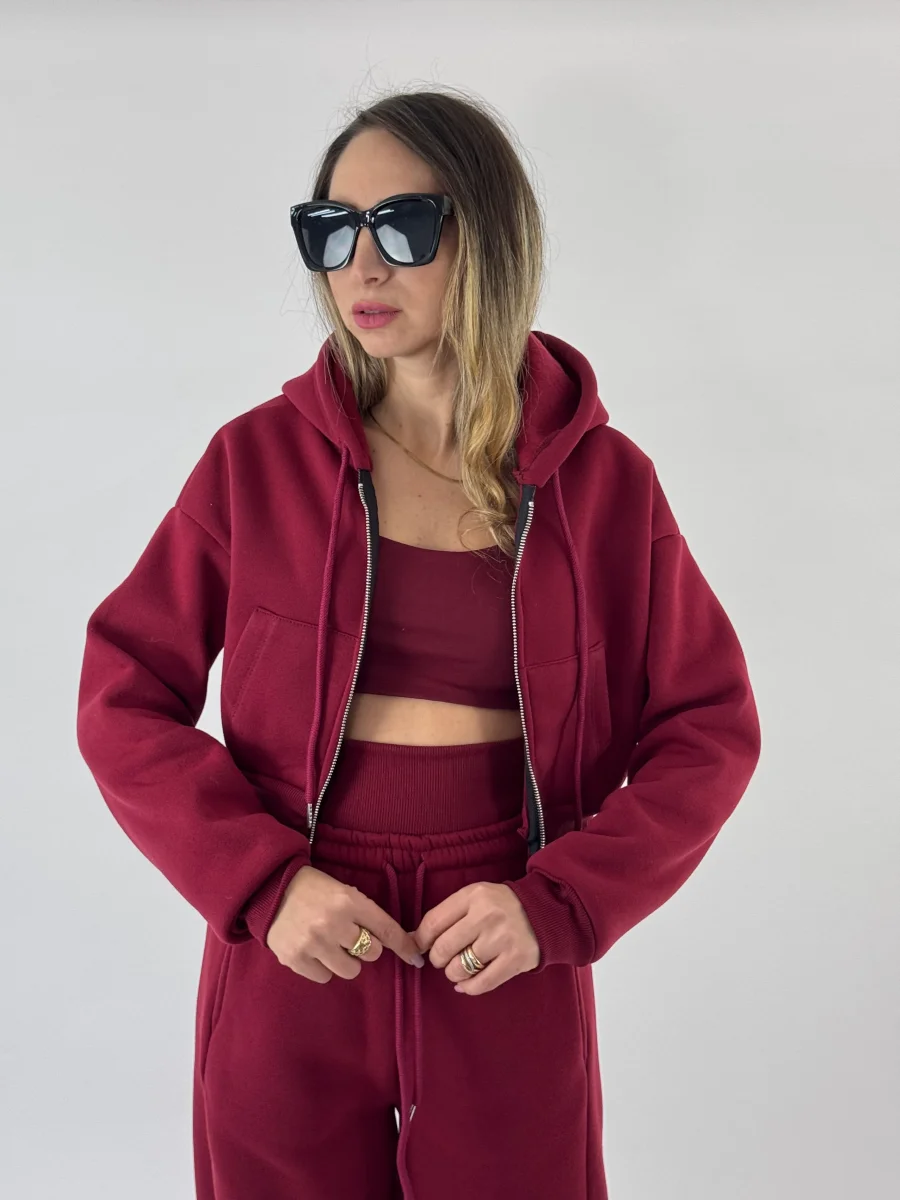 COORDINATO 3 PEZZI JIMMY BORDEAUX - immagine 5