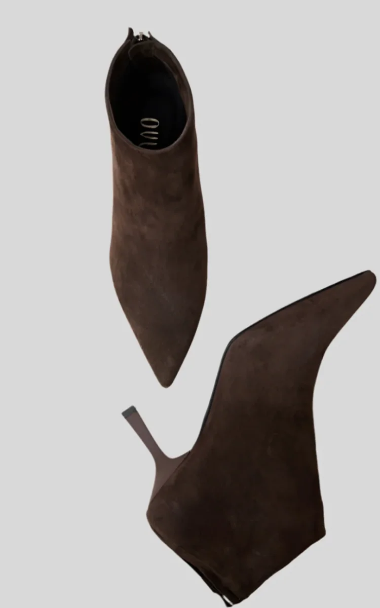 Tronchetto in camoscio - immagine 4