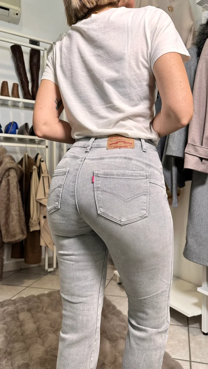 Jeans Straight Push Up – Effetto -5kg DENIM GRIGIO - immagine 6
