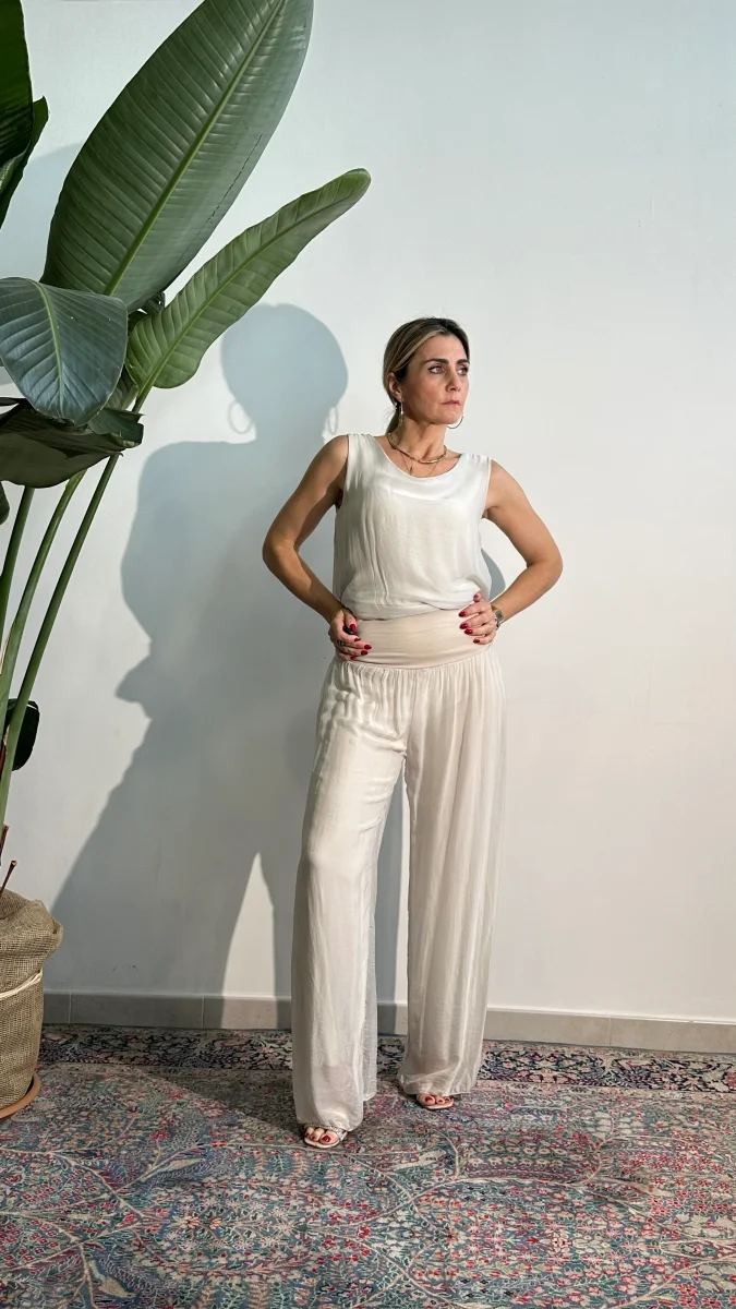 Top Lalla misto seta - immagine 2