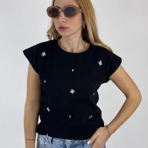 MAGLIA ELODIE PIETRE NERA