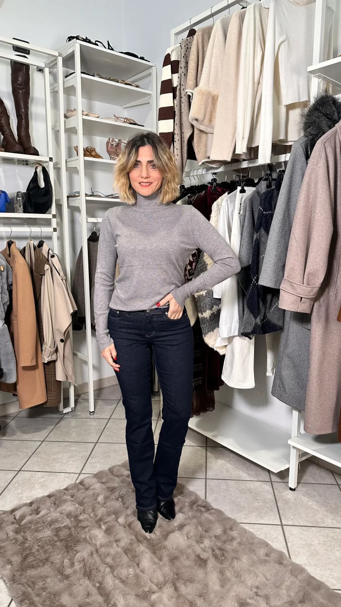 Jeans Straight Push Up – Effetto –5 kg - immagine 2