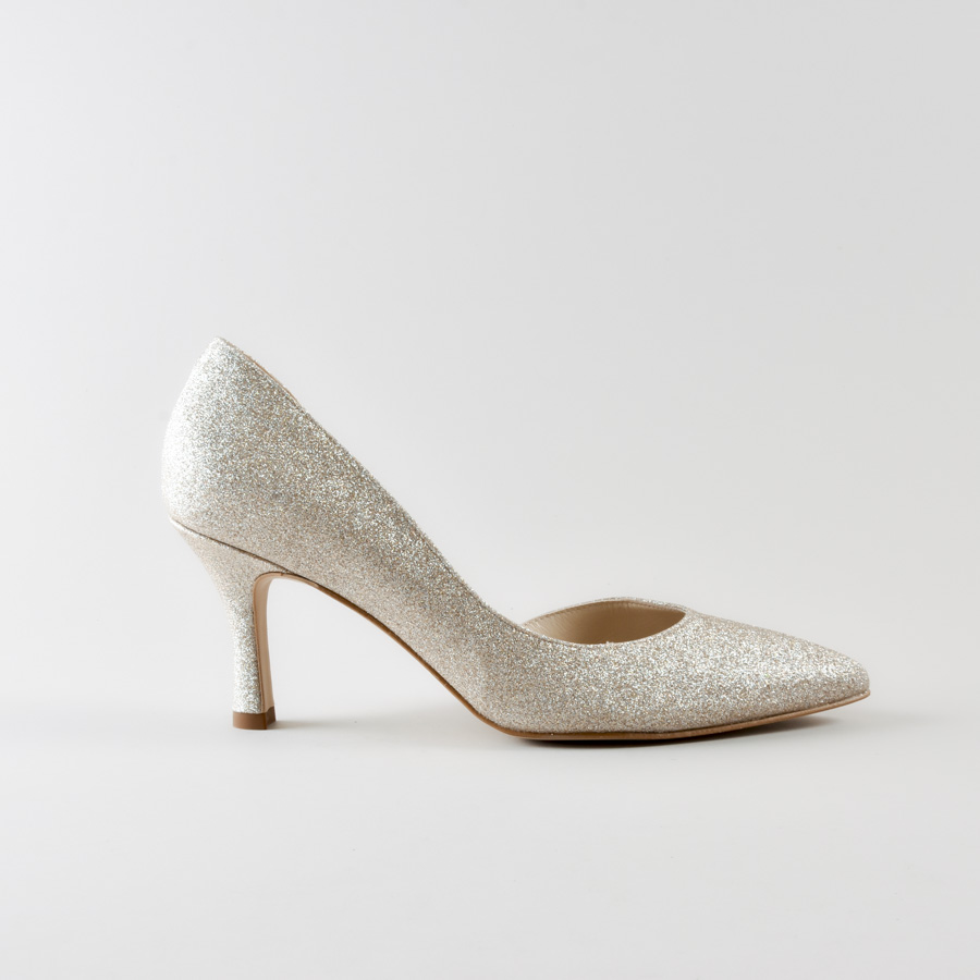 Décolleté Loren 70 mm in Glitter 018