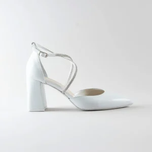 Cross Strap Lexie 70 mm – Nappa Bianca