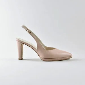 Slingback Jenny 80mm – Nappa Cipria