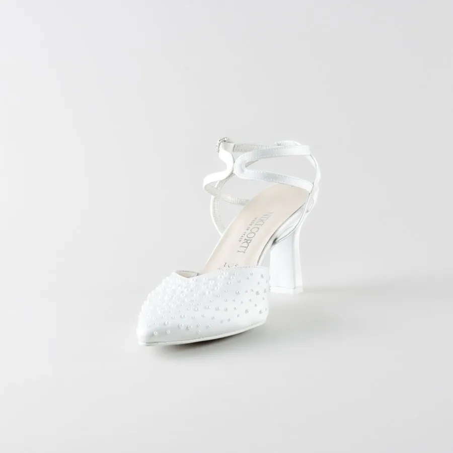 Scarpa Sposa con applicazioni a mano - immagine 7