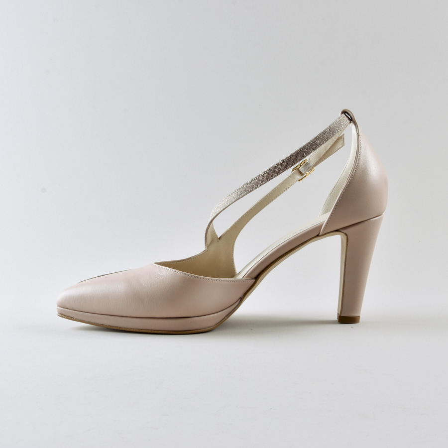 Ankle Strap Erika 80mm plateau – Nude - immagine 7