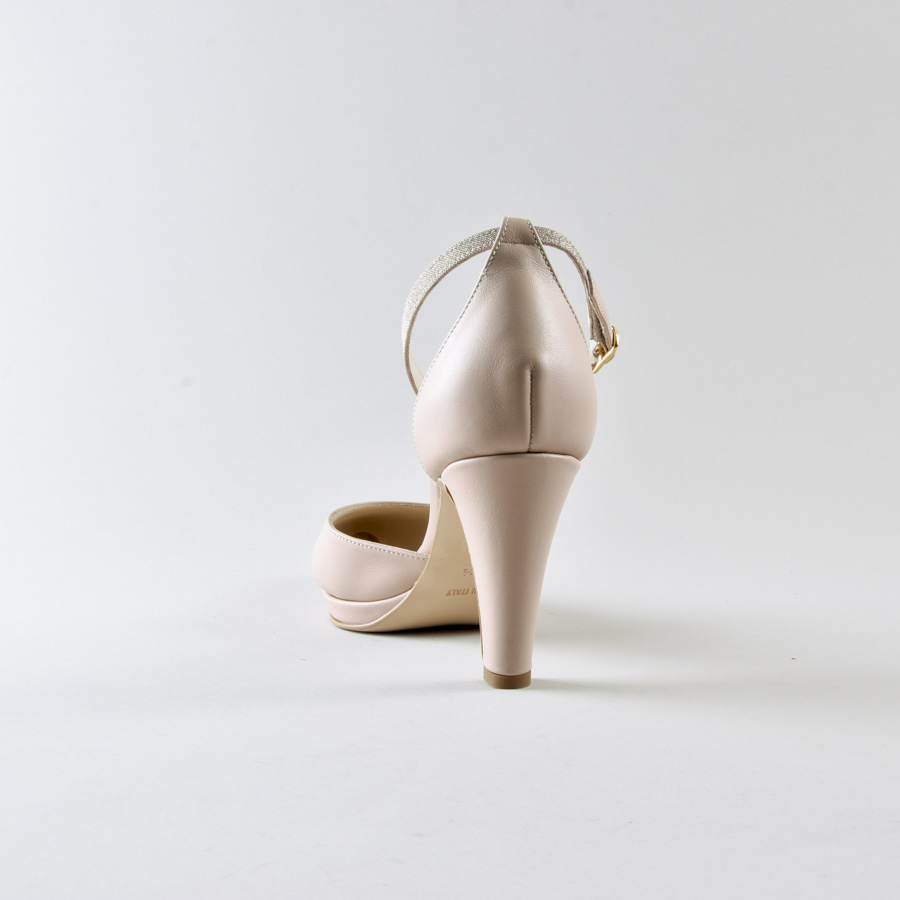 Ankle Strap Erika 80mm plateau – Nude - immagine 8