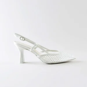 Slingback Reila 70 mm – Rete Strass