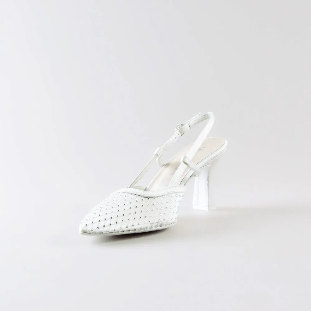 Slingback Reila 70 mm – Rete Strass - immagine 4