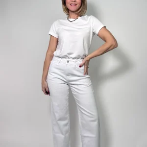 Jeans Wide leg Bianco estivo