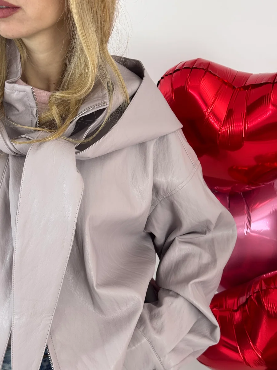 CHIODO IN ECOPELLE ROSA - immagine 3