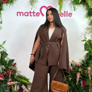 Tailleur Divina marrone