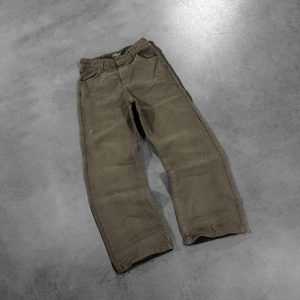BROWN TEA "P" LINES DENIM JEANS