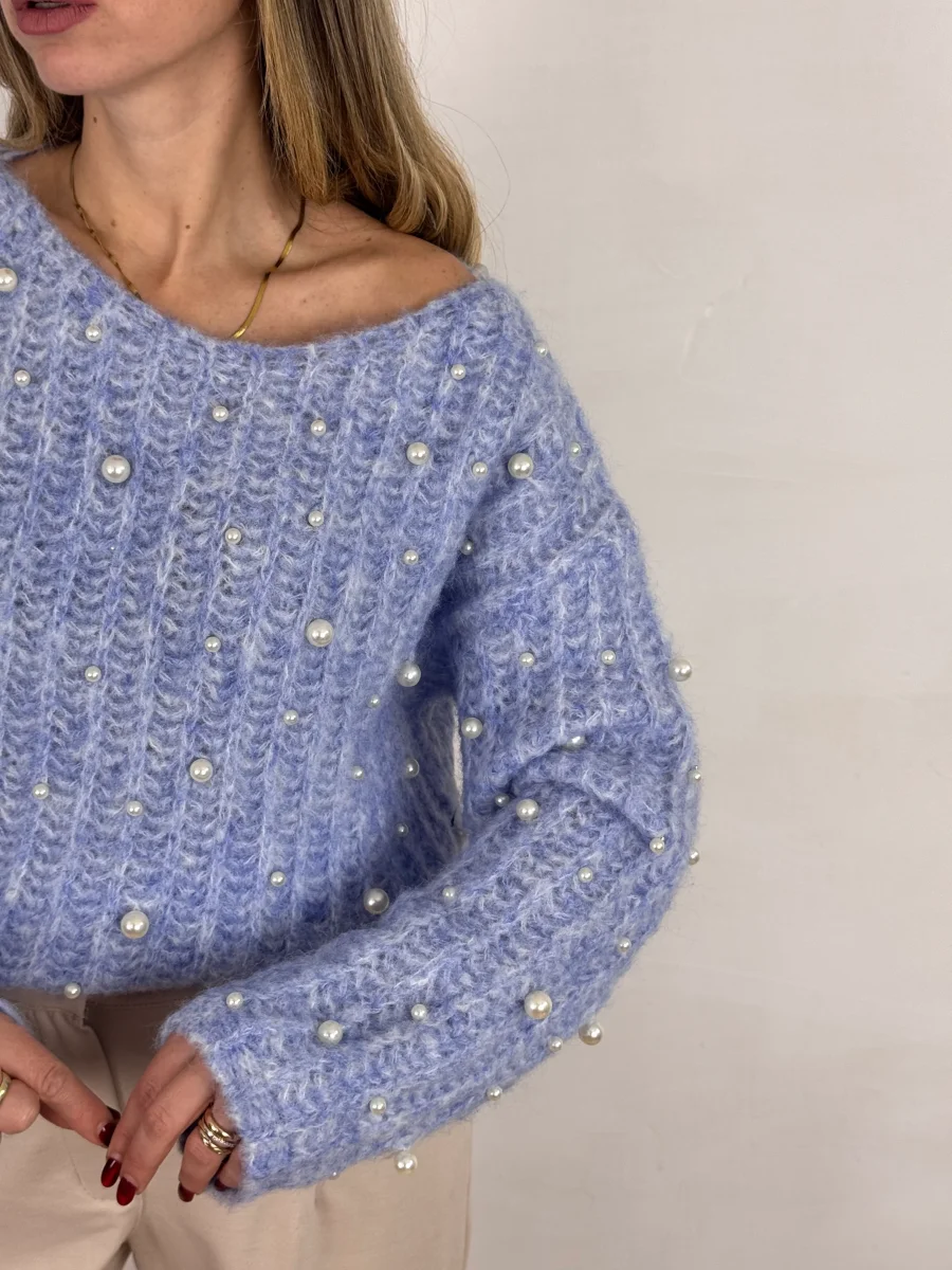 MAGLIONE ENEA AZZURRO - immagine 3