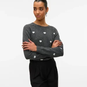 Vero Moda - Maglione VMDOFFY INTARSIA - Cuori