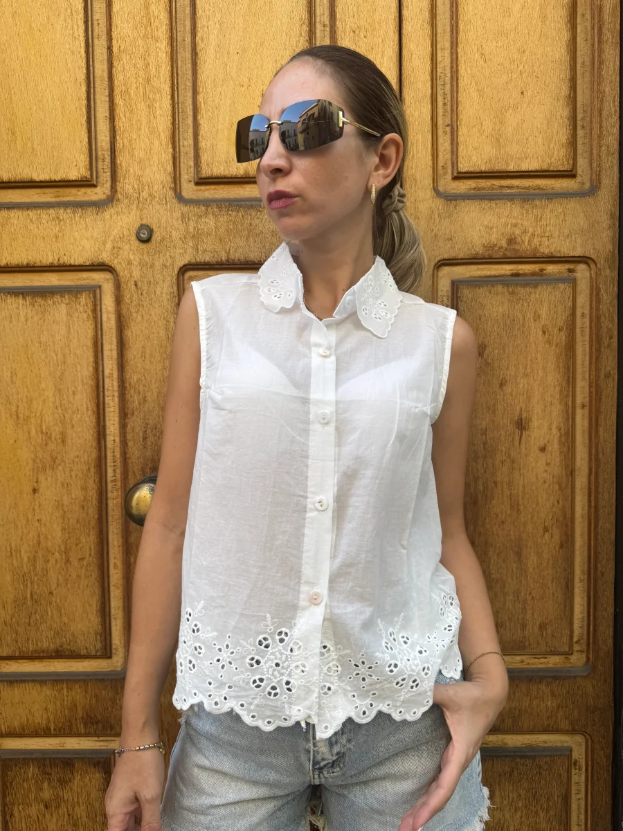 CAMICIA GIROMANICA PIZZO - immagine 2